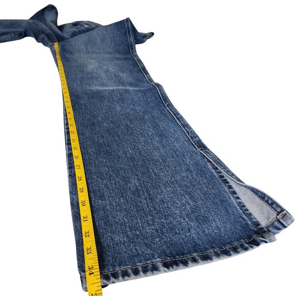 Insane Gene Womens Split Ankle Jeans Size 5 / 26 High Rise Medium Wash Denim - Picture 14 of 15